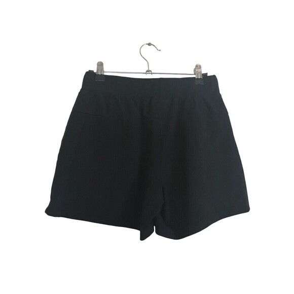 Earth Yoga Short Shorts Women's Size Small Black Stretch Drawstring - Picture 3 of 4
